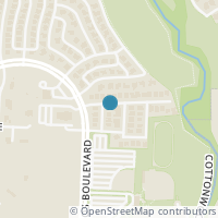 Map location of 3412 Amore Drive, Plano, TX 75074