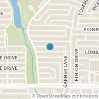 Map location of 1420 Sequoia Drive, Plano, TX 75023