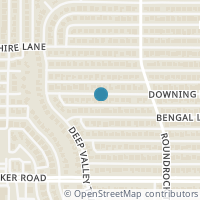 Map location of 2800 Downing Dr, Plano TX 75023