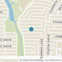 Map location of 1425 Sequoia Drive, Plano, TX 75023