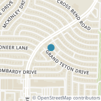 Map location of 937 Grand Teton Drive, Plano, TX 75023