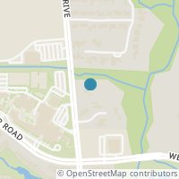 Map location of 3512 Willow Bend Drive, Plano, TX 75093