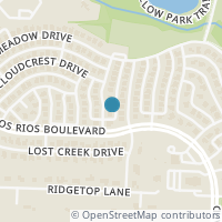 Map location of 3608 Bent Ridge Drive, Plano, TX 75074