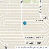 Map location of 2629 Landershire Lane, Plano, TX 75023