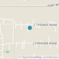 Map location of 18022 Tydings Rd, Justin TX 76247