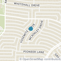 Map location of 3728 Yosemite Drive, Plano, TX 75023