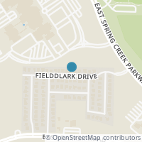 Map location of 2829 Fieldlark Drive, Plano, TX 75074