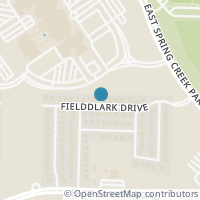 Map location of 2821 Fieldlark Drive, Plano, TX 75074