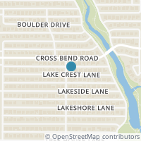 Map location of 1717 Lake Crest Ln, Plano TX 75023