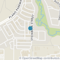 Map location of 5009 Steinbeck Street, Carrollton, TX 75010