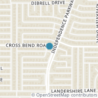 Map location of 3104 Cross Bend Road, Plano, TX 75023