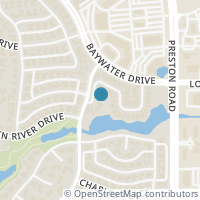 Map location of 5080 Bridge Creek Drive, Plano, TX 75093