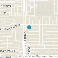 Map location of 3921 Davis Circle, Plano, TX 75023