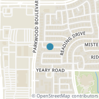 Map location of 5929 Henley Drive, Plano, TX 75093