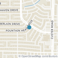Map location of 2204 Fountain Head Dr, Plano TX 75023