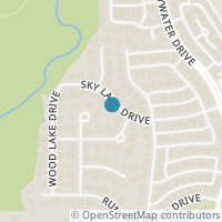Map location of 5216 Sky Lake Drive, Plano, TX 75093