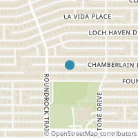 Map location of 2600 Chamberlain Drive, Plano, TX 75023