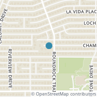 Map location of 2704 Chamberlain Circle, Plano, TX 75023
