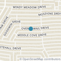 Map location of 1108 Overdowns Drive, Plano, TX 75023