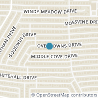 Map location of 1112 Overdowns Drive, Plano, TX 75023