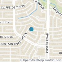 Map location of 2132 Deerfield Drive, Plano, TX 75023
