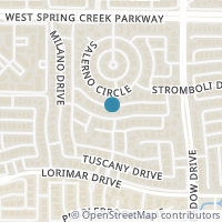 Map location of 4541 Charlemagne Drive, Plano, TX 75093