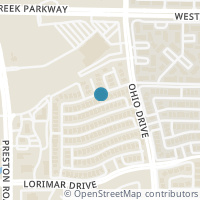 Map location of 4728 Frost Hollow Drive, Plano, TX 75093