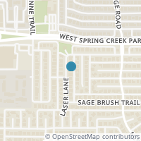 Map location of 5204 Laser Lane, Plano, TX 75023