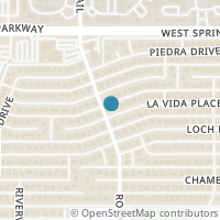 Map location of 2613 La Vida Pl, Plano TX 75023