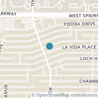 Map location of 2609 La Vida Place, Plano, TX 75023