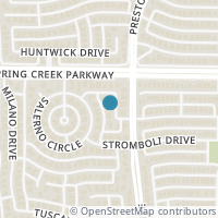 Map location of 4517 Belvedere Drive, Plano, TX 75093