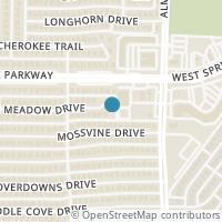 Map location of 934 Windy Meadow Drive, Plano, TX 75023
