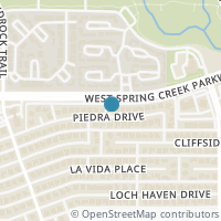 Map location of 2413 Piedra Drive, Plano, TX 75023
