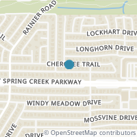 Map location of 1108 Cherokee Trl, Plano TX 75023