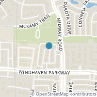 Map location of 6020 Madera Court, Plano, TX 75024