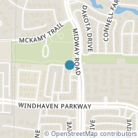 Map location of 6025 Mendota Drive, Plano, TX 75024