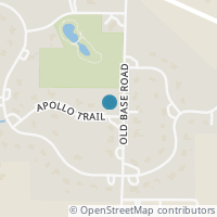 Map location of 102 Apollo Trl, Aurora TX 76078