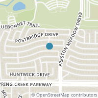 Map location of 4520 Crown Ridge Drive, Plano, TX 75024