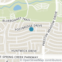 Map location of 4537 Crown Ridge Drive, Plano, TX 75024