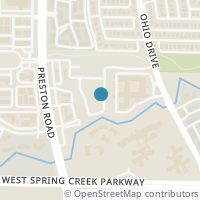 Map location of 6321 Hermosa Drive, Plano, TX 75024