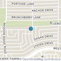 Map location of 6405 Stilwell Road, Plano, TX 75023