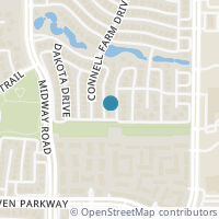 Map location of 6305 Pintail Court, Plano, TX 75024