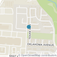 Map location of 6413 Texana Way, Plano, TX 75074