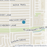 Map location of 3217 Brunchberry Lane, Plano, TX 75023