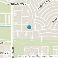 Map location of 3805 Sailmaker Lane, Plano, TX 75023