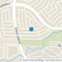 Map location of 4644 Knoll Hollow Trl, Plano TX 75024