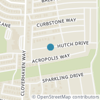 Map location of 3524 Hutch Dr, Plano TX 75074