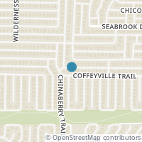 Map location of 1513 Coffeyville Trail, Plano, TX 75023