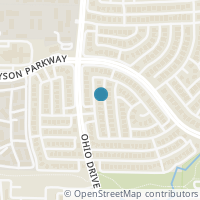 Map location of 6712 Tawny Oak Drive, Plano, TX 75024