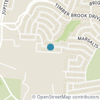 Map location of 3212 Heatherbrook Drive, Plano, TX 75074